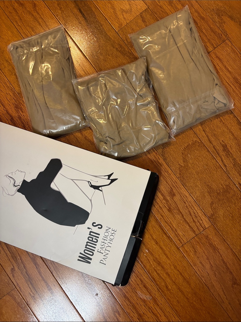 Women's Fashion Pantyhose - Nude color Hosiery (3 Pack)